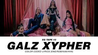 [XG TAPE #2] “GALZ XYPHER” (COCONA, MAYA, HARVEY, JURIN) Color Coded Lyrics