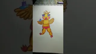 как нарисовать чику фнаф😊 chicaaa😄🌹FNAF