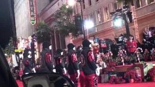 2011 Hollywood Christmas Parade with the Jabbawockeez
