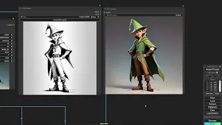 Character look dev demo with Stable Diffusion + ComfyUI