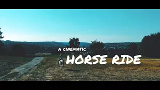 Horse riding CINEMATIC DRONE Footage