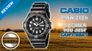 You Can't Beat A $20 Casio BEATER | Casio MRW-200h Watch Review