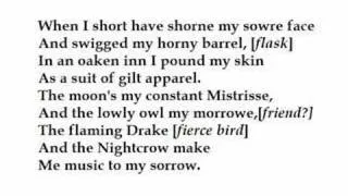 "Tom O'Bedlam's Song" Anon, 16th century  (read by Tom O'Bedlam)