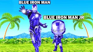 BECOMING BLUE IRONMAN KID IN GTA 5