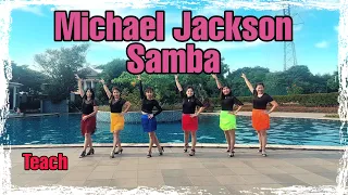 Michael Jackson Samba Line Dance (Teach)