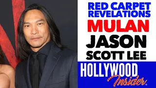 Jason Scott Lee on 'MULAN' Premiere Red Carpet Revelations and Reactions | Disney