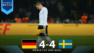 Germany vs Sweden 4-4 || When Germany Lead 4 Goals but Useless & Worthless || WC 2014 Qualifying