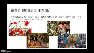 Cultural Celebrations - Cultural Cuisine