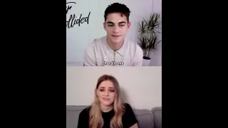 hem doing interviews together 💘🫶 #herofiennestiffin  #josephinelangford  #heroandjo