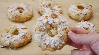 Estos Donuts de HOJALDRE y MANZANA se preparan en un momento y quedan brutales