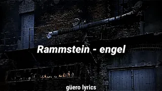 Rammstein - engel letra