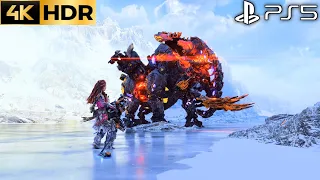 Ravager Cannon Vs Tremortusk Boss Horizon Forbidden West NG+ Very Hard Tremortusk Boss Fight PS5 4K