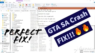 GTA SA Load Screen Crash Fix