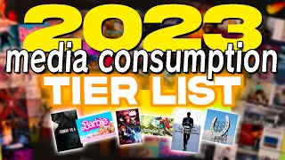 my 2023 media consumption tier list