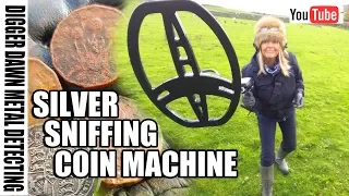 Silver Sniffing Coin Machine I Metal Detecting with my Garrett AT Max