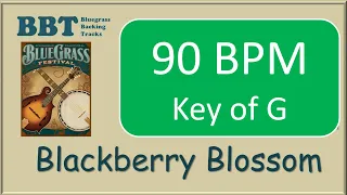 Blackberry Blossom  - 90 BPM bluegrass backing track