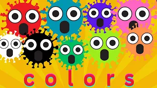 Kids vocabulary - Color - color mixing - rainbow colors - English educational video | Color For Kids