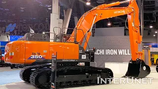 Hitachi ZX350LC-6 Solution Linkage Excavator with Integrated 3D Grade Control at CONEXPO 2020