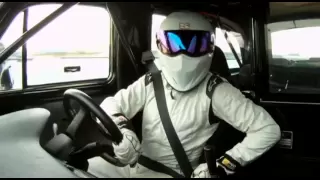 Stig in a taxi