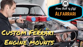 Making custom Ferrari engine mounts - Ferrari engined Alfa 105 Alfarrari build part 43