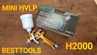 Hobi Ngecat? BestTools Mini HVLP Spray Gun H2000 0.8mm Layak Kamu Pertimbangkan! | UNBOXING & RESULT