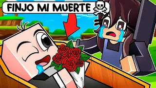 ¡BEBÉ NOOB Finge su Muerte en Minecraft! 😱 LA MUERTE DE BEBE NOOB