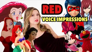 Doing 20 Voice Impressions (RED) *using your comments*