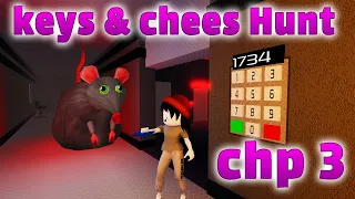 ALL KEYS & CHEESE HUNT: cheese escape chapter 3 horror FULL WALKTHROUGH #roblox