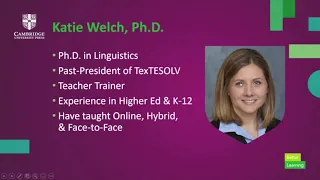 Differentiating Instruction in Online Classrooms with Katie Welch