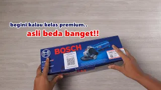 nyobain gerinda kelas premium dari BOSCH!! asli beda bangett.. 👍👍 -   BOSCH GWS 9-100P ANGLE GRINDER