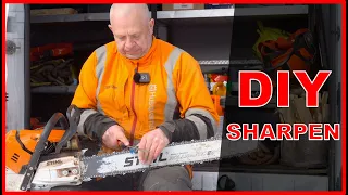 How To Sharpen Chainsaw Chain - Every Chainsaw Owner Should Know This!