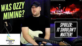 English Guitarist Reacts to Ozzy and Tony Closing the Commonwealth Games