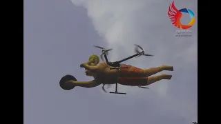 how to drone flying with hanuman ji