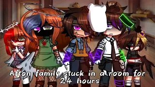 Afton Family stuck in a room for 24 hours.. ||Gacha club|| [FNAF]