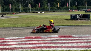 MY FIRST TIME EVER IN A ROTAX MAX SENIOR KART ( +120kph!!! ) - Karting Genk