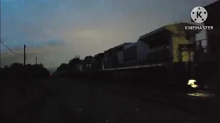 5 Ex-CSX GECX Dash 8s Trail on NS 310! - Northwood, OH.