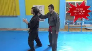 DEFENDERSE DE UN AGARRÓN DE PELO, 1ª LUXACIÓN, HAPKIDO 2016