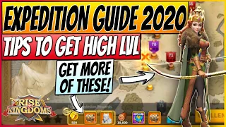 Rise Of Kingdoms EXPEDITION GUIDE 2020 | Best Tips to push higher and get more rewards early on!