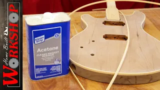 How to Install Guitar Binding with Acetone | The easiest way I've ever used