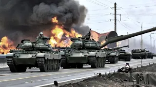 Horrifying Moment, How Ukraine's M2A2 Bradley Destroyed Russian Tank-90sm Troops Near Avdiivka