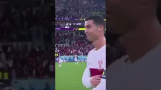 Криштиану Роналду плачет после поражения от Марокко