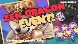 Merge Dragons Zen Dragon Event! Healing all land, cloud keys, level 9 Point items