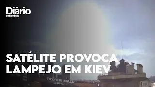 Satélite da Nasa provoca lampejo no céu de Kiev ao cair na Ucrânia