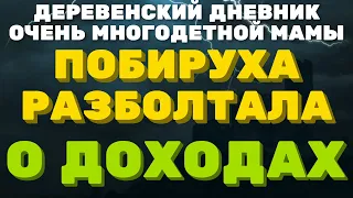 Побируха разболтала о доходах   ДЕРЕВЕНСКИЙ ДНЕВНИК очень многодетной мамы  мать героиня