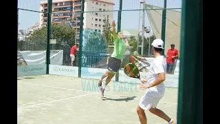 Vamos Pádel. Puntazos del Javi Limones y Caye Rocafort contra Juanito Ortega y Julio Pérez