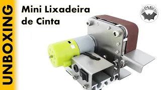 Live de Sexta - Unboxing Mini Lixadeira de cinta Chinesa