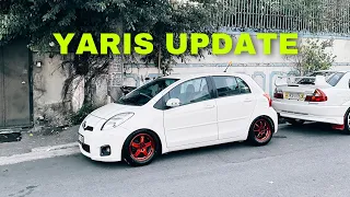 YARIS UPDATE VLOG! NEW COOL PARTS INSTALLED!!!