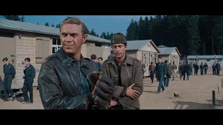 The great escape || Steve McQueen || The Cooler scene