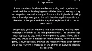 Creepypasta: The Cell Phone Game