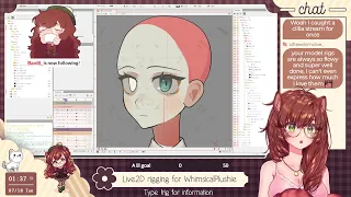 Live2D Rigging  |  Rigging WhimsicalPlushie (#2) Angle Y